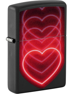 ENCENDEDOR ZIPPO HEARTS DESIGN
