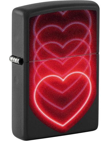 ENCENDEDOR ZIPPO HEARTS DESIGN