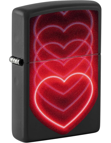 ENCENDEDOR ZIPPO HEARTS DESIGN