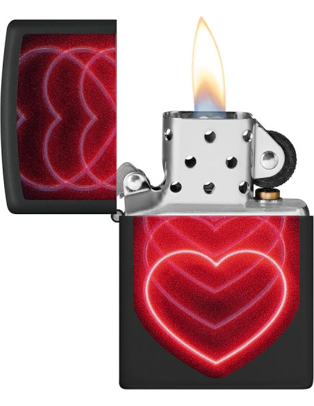 Encendedor fiable Zippo Hearts Design