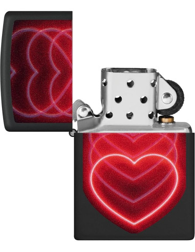 ENCENDEDOR ZIPPO HEARTS DESIGN