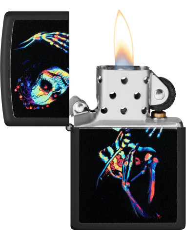 ZIPPO UV SKELETON DESIGN