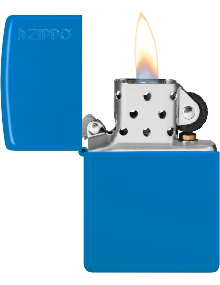 Encendedor fiable Zippo Sky Blue Logo