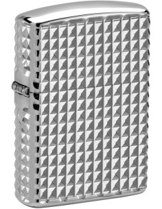 Encendedor Zippo High Polish Chrome Geometric