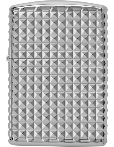 Encendedor Zippo High Polish Chrome Geometric
