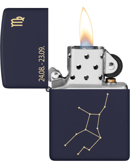 ZIPPO ZODIAC VIRGO DESIGN