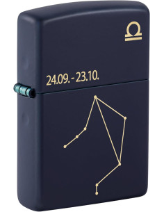 Encendedor Zippo Zodiac Libra Azul