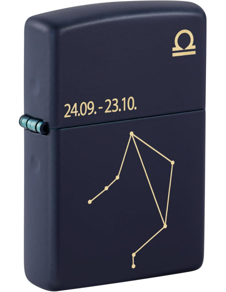 Encendedor Zippo Zodiac Libra Azul