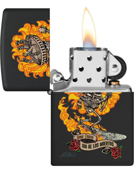 Zippo Rick Rietveld Black – Encenedor Original Artístic