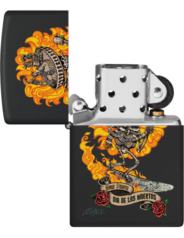 Encendedor Zippo Rick Rietveld Black Matte Original