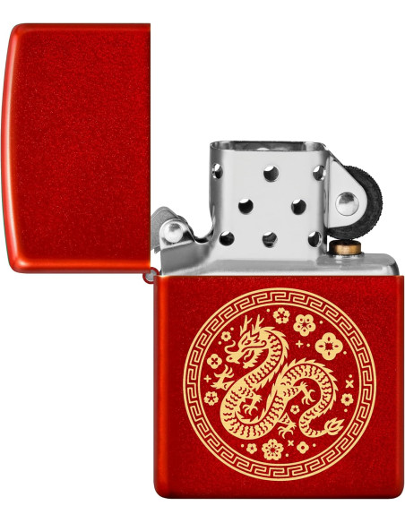 Chinese Zodiac Dragon Design - Encenedor Zippo Original