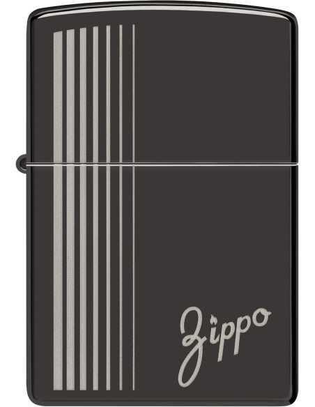 Encendedor Zippo Vintage High Polish Black Original