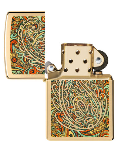 Zippo Zen Tangle Pattern – Encenedor artístic i elegant