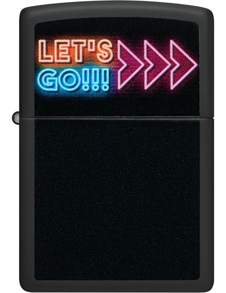 Zippo Let's Go Black Matte – Encenedor clàssic i elegant