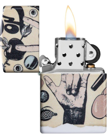 Encendedor Zippo Tattoo Art 540° Original Metálico