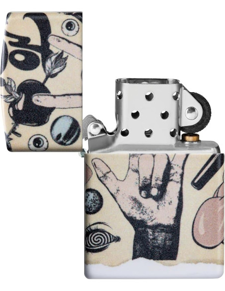 Encendedor Zippo Tattoo Art 540° Original Metálico