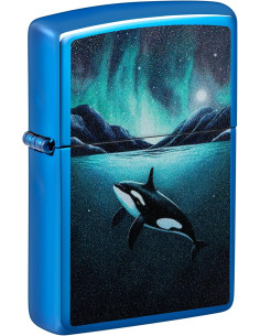 Zippo Whale Azul – Encenedor Náutic i Elegant