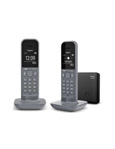 Comprar SIEMENS GIGASET CL390 DUO SILVER en Andorra. Teléfono inalámbrico con dos terminales.