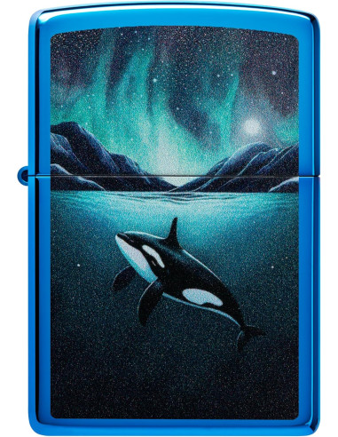 Zippo Whale Azul – Encenedor Náutic i Elegant