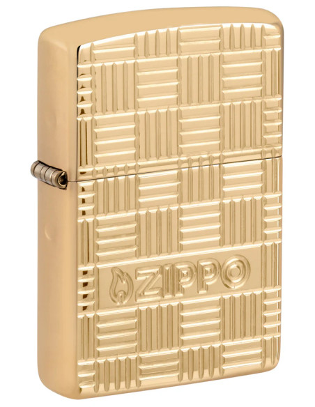 Zippo Basketweave Armor® – Encenedor Elegància i Resistència
