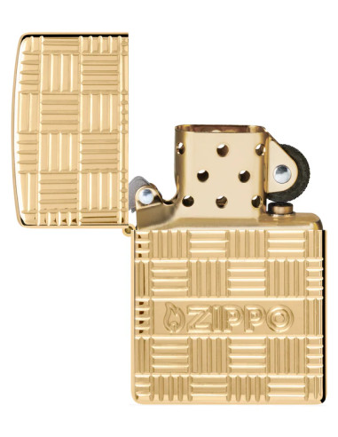 Zippo Basketweave Armor® – Encenedor Elegància i Resistència