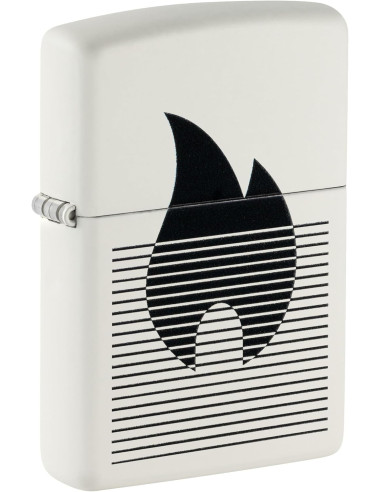 Encendedor Zippo 214 Lined Flame Original a Prueba de Viento
