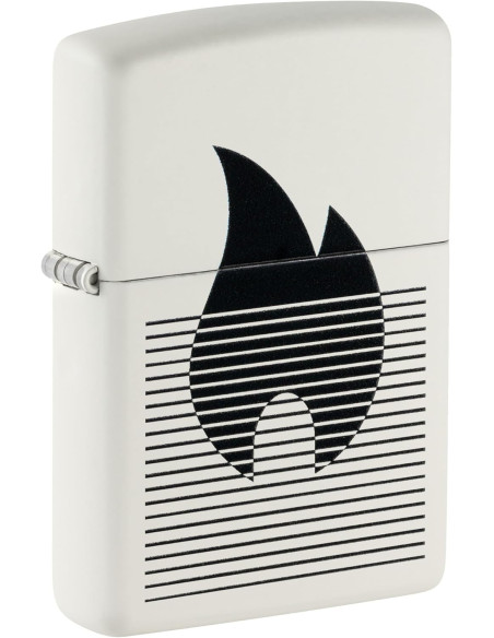 Encendedor Zippo 214 Lined Flame Original a Prueba de Viento