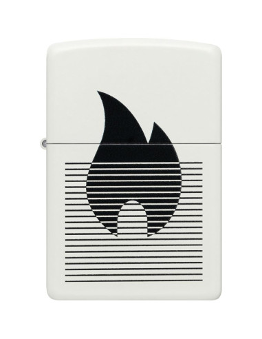 Encendedor Zippo 214 Lined Flame Original a Prueba de Viento