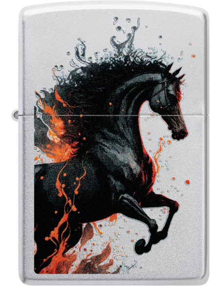 Encendedor Zippo 205 Fire Horse Original a Prueba de Viento