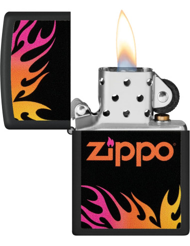 Zippo 218 Black Matte – Encendedor Zippo clásico