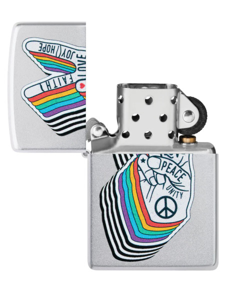 Zippo Peace – Encenedor Zippo elegant amb missatge positiu