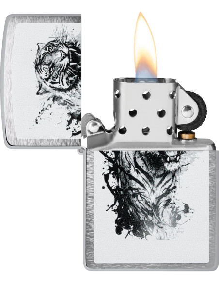 Zippo Tiger Splash – Encendedor elegante y resistente