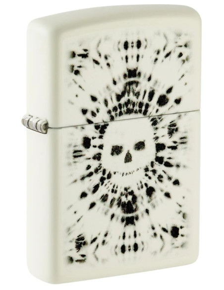Zippo Hippie Skull Design 43193 – Encendedor Black & White