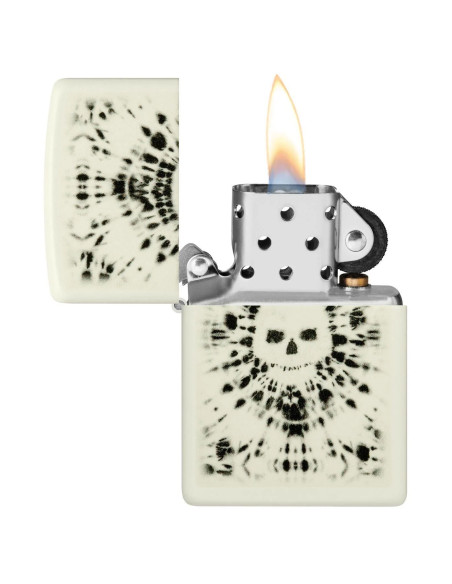 Zippo Hippie Skull Design 43193 – Encendedor Black & White