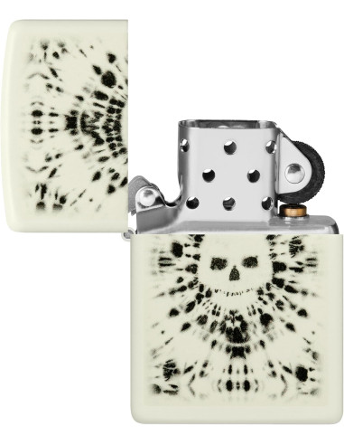 Zippo Hippie Skull Design 43193 – Encendedor Black & White