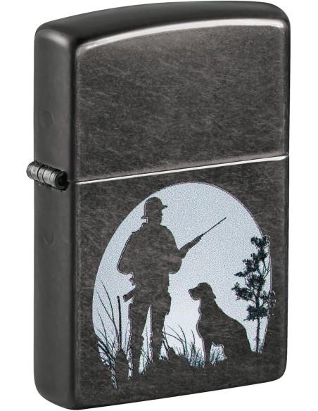 Zippo Hunter With Dog – Encenedor Zippo durador i elegant