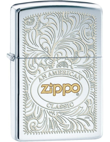 Zippo Filagree 88Z439 – Encendedor metálico Satin Chrome
