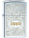 Zippo Filagree 88Z439 – Encendedor metálico Satin Chrome