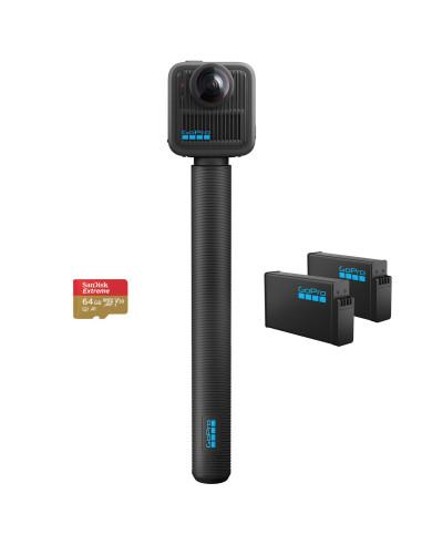 GoPro HERO Max 2 Hard Bundle – Cámara 360° y accesorios