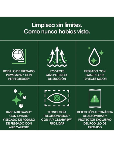 Roomba Combo 705 Negro – Robot aspirador iRobot y Estación carga Roomba