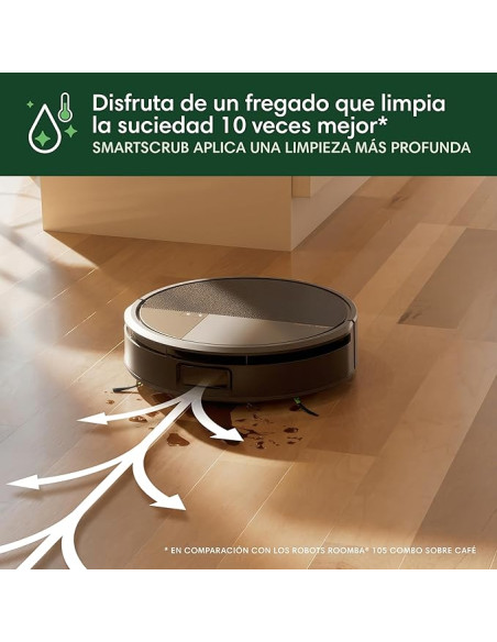 Roomba Combo 705 Negro – Robot aspirador iRobot y Estación carga Roomba