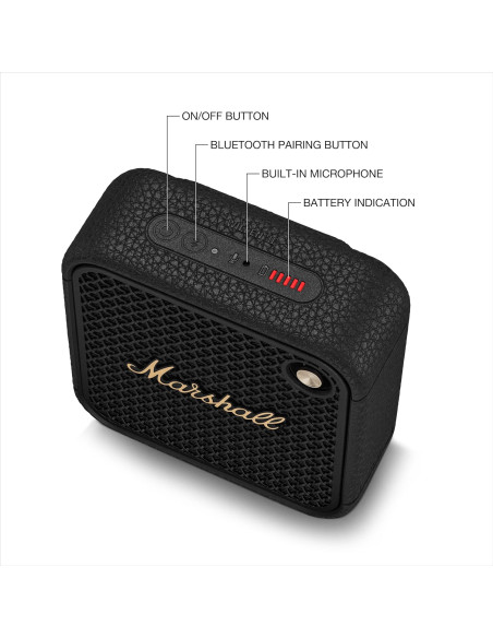 “Altavoz Bluetooth Marshall Willen II potente y elegante”
