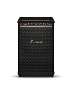 “Marshall Bromley 750 Black & Brass altavoz Bluetooth Marshall portátil con sonido multidireccional”