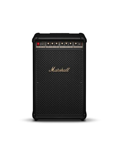 “Marshall Bromley 750 Black & Brass altavoz Bluetooth Marshall portátil con sonido multidireccional”