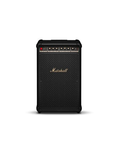 “Marshall Bromley 750 Black & Brass altavoz Bluetooth Marshall portátil con sonido multidireccional”