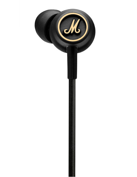 “Marshall Mode EQ diseño elegante Black & Brass con batería de larga duración”