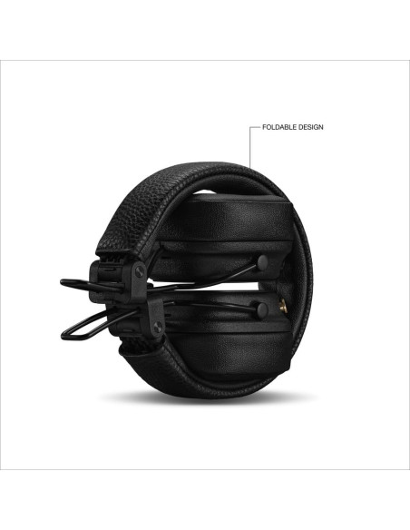 “Marshall Major V diseño ergonómico y plegable con batería de larga duración”