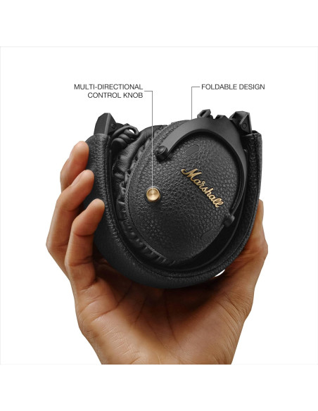 “Auriculares Bluetooth Marshall Monitor III Black para música y llamadas”