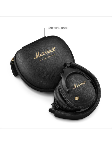 “Marshall Monitor III ANC Black con graves profundos y audio nítido”