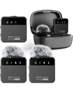 Easypix MyStudio Mic Duo micrófono doble inalámbrico sistema portátil
